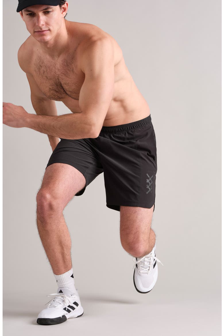Backspin 7-Inch Lined Shorts, Alternate, color, BLACK