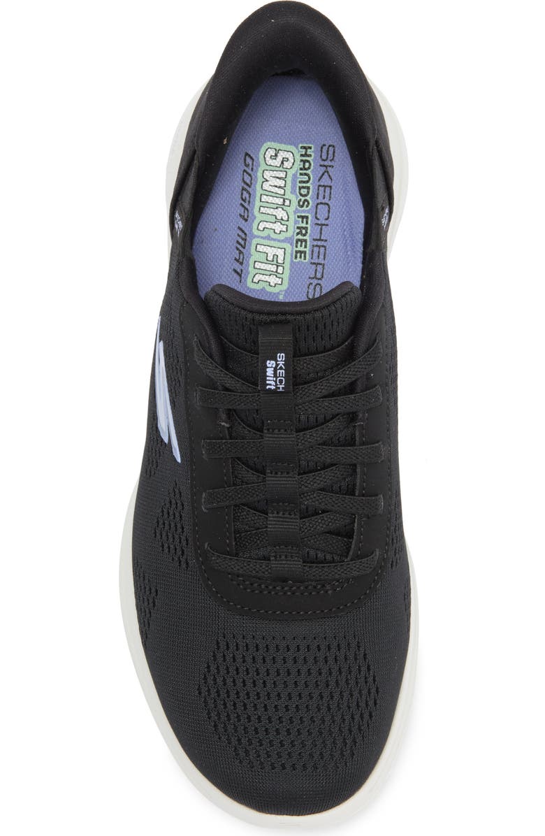 SKECHERS Swift-Fit Go Walk 5 Sneaker, Alternate, color, Black