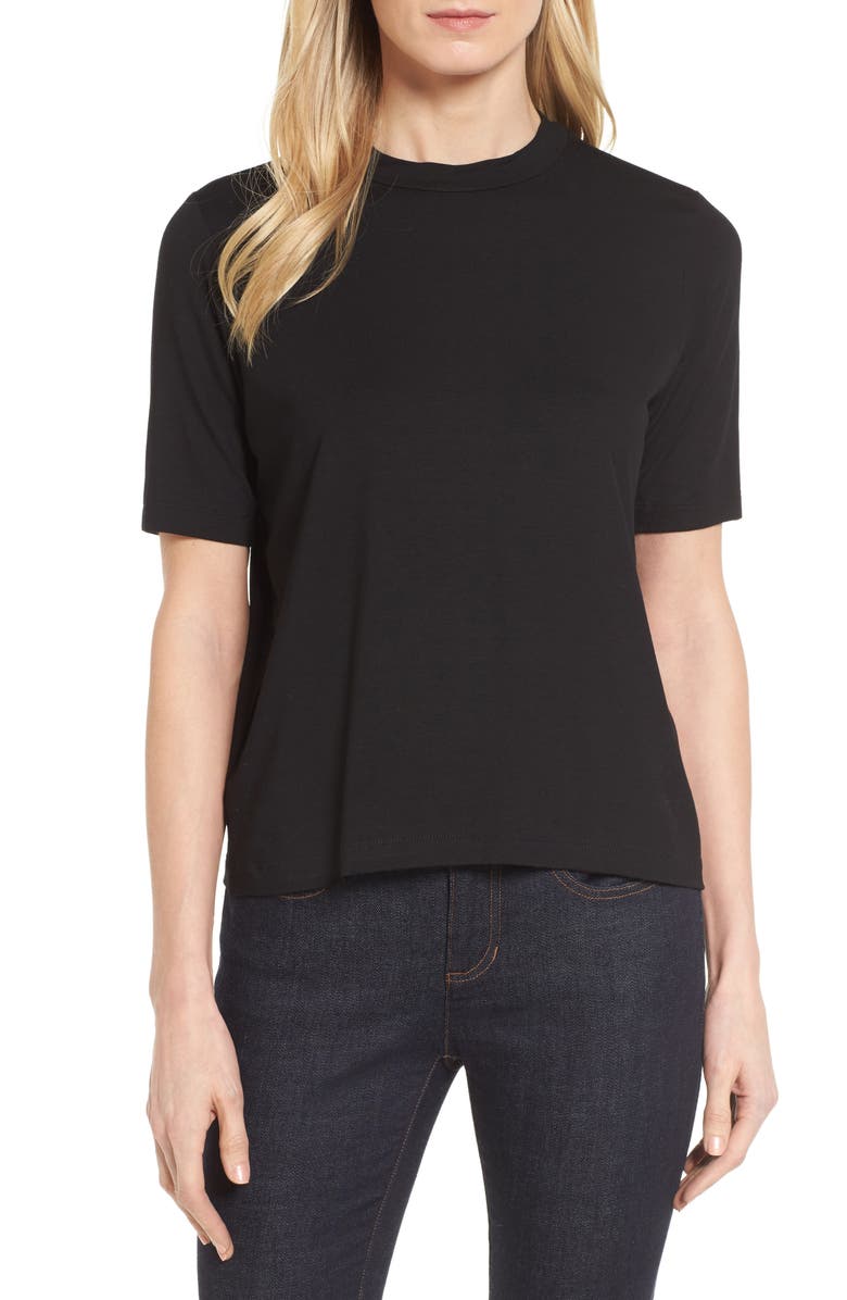 Eileen Fisher Mock Neck Top, Main, color,