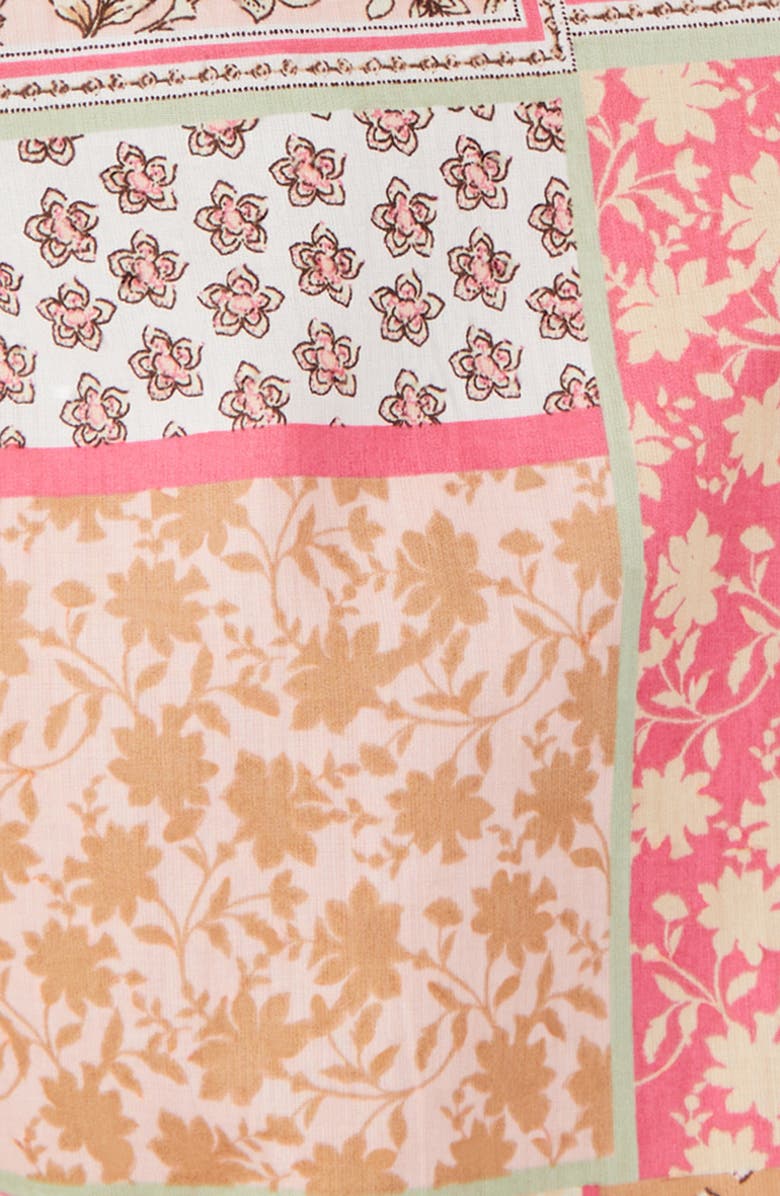 Foxcroft Ava Antique Scarf Cotton Button-Up Shirt, Alternate, color, Pink Rosato