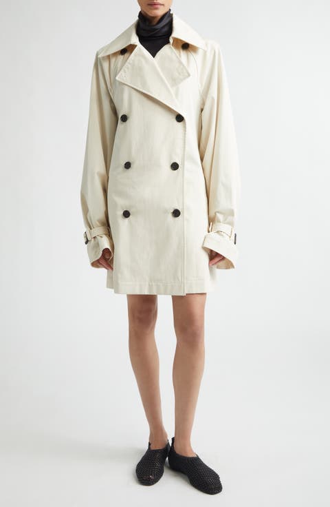 Washed Cotton Trench Coat