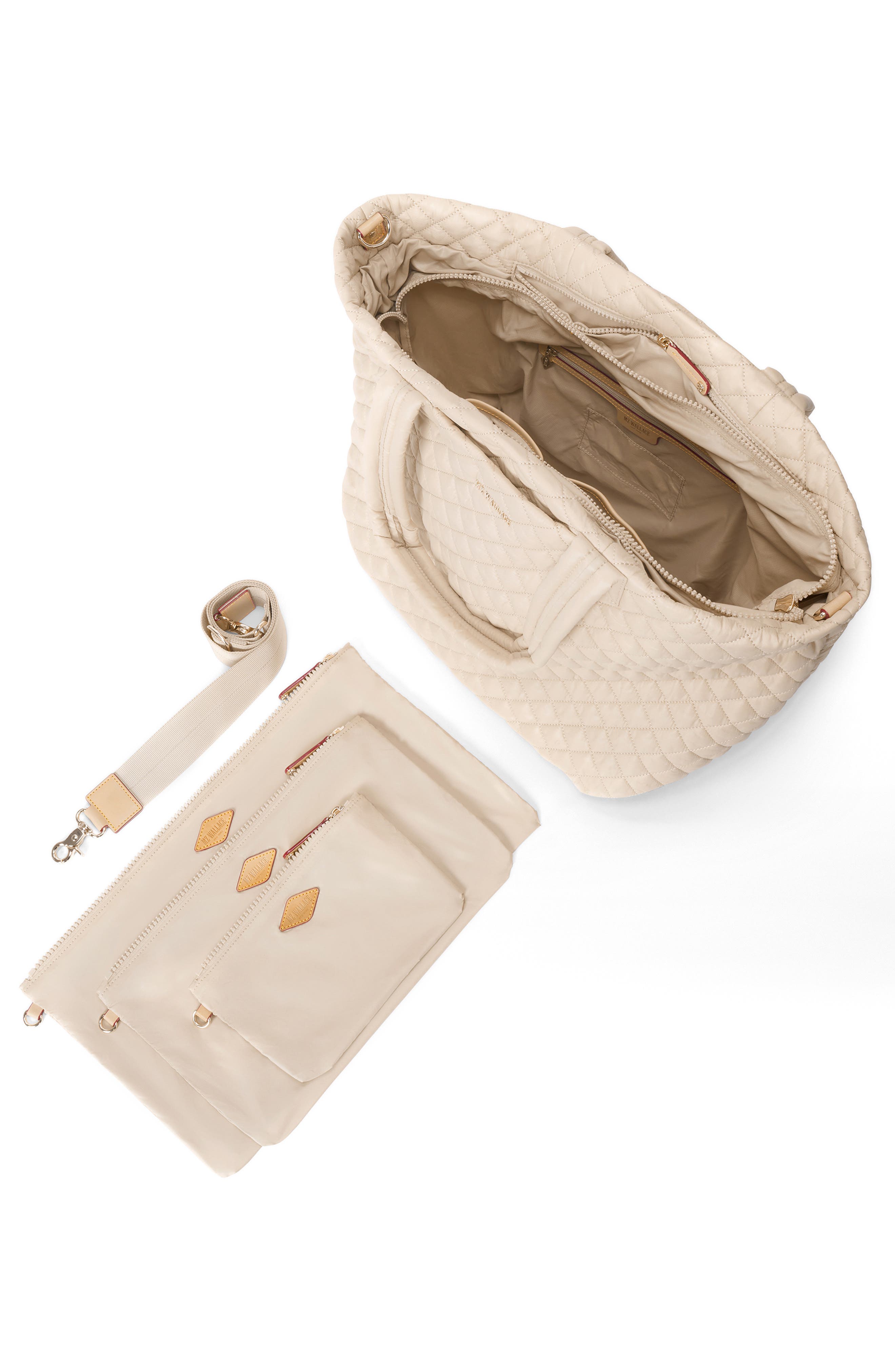 MZ Wallace Deluxe Large Metro Tote, Alternate, color, Buff