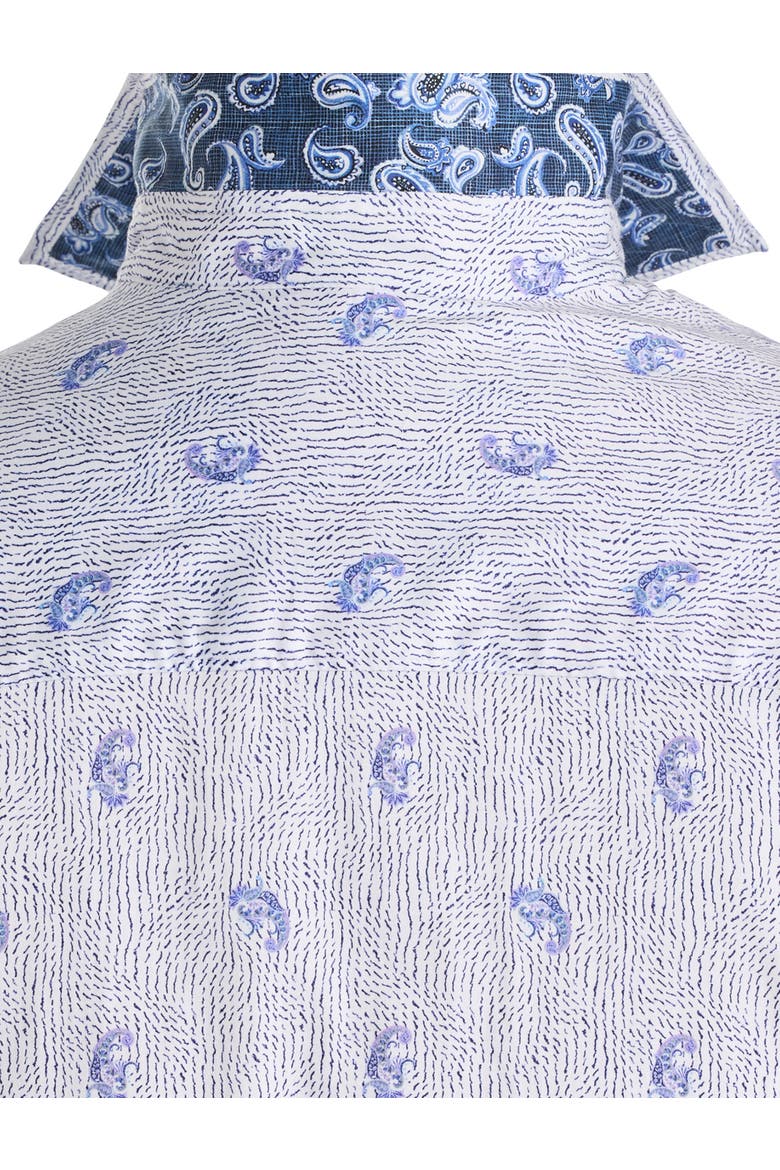 Big & Tall Belmond Sport Shirt, Alternate, color, BLUE