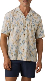 Faherty Organic Cotton Button-Up Camp Shirt