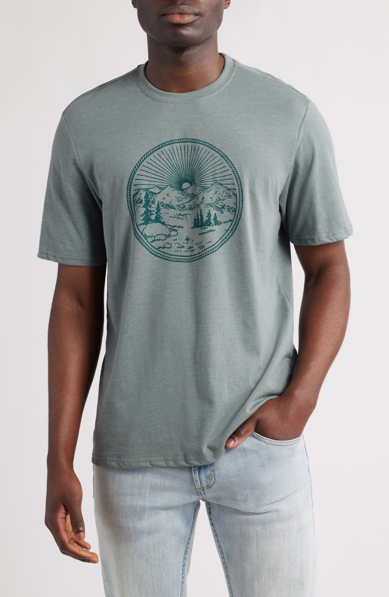 Threads 4 Thought Soft Wash Happy Place Graphic T-Shirt, Main, color, 