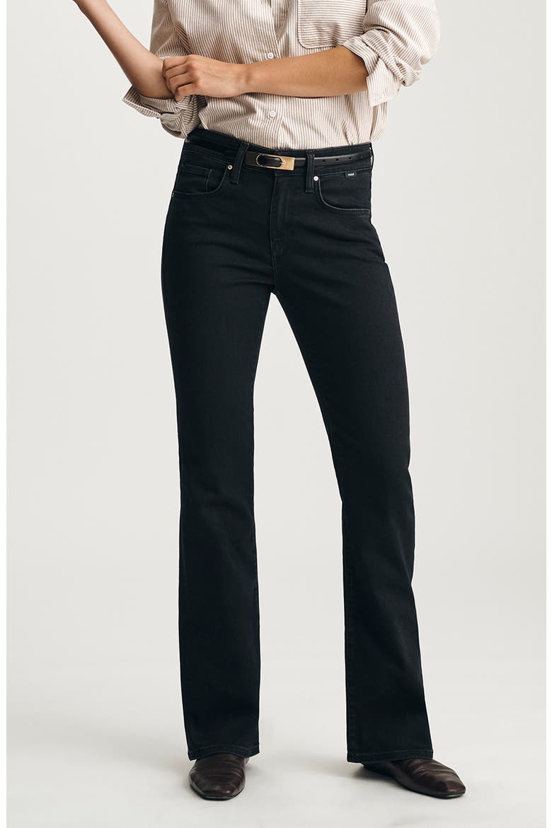 Vicky Mid Rise Bootcut Jeans, Main, color, DARK SMOKE FEATHER LUXE