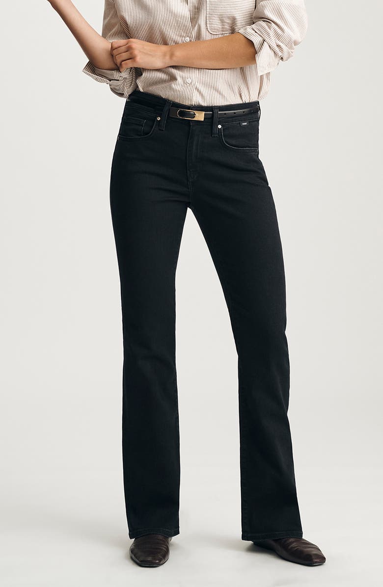 Mavi Jeans Vicky Mid Rise Bootcut Jeans, Main, color, Dark Smoke Feather Luxe
