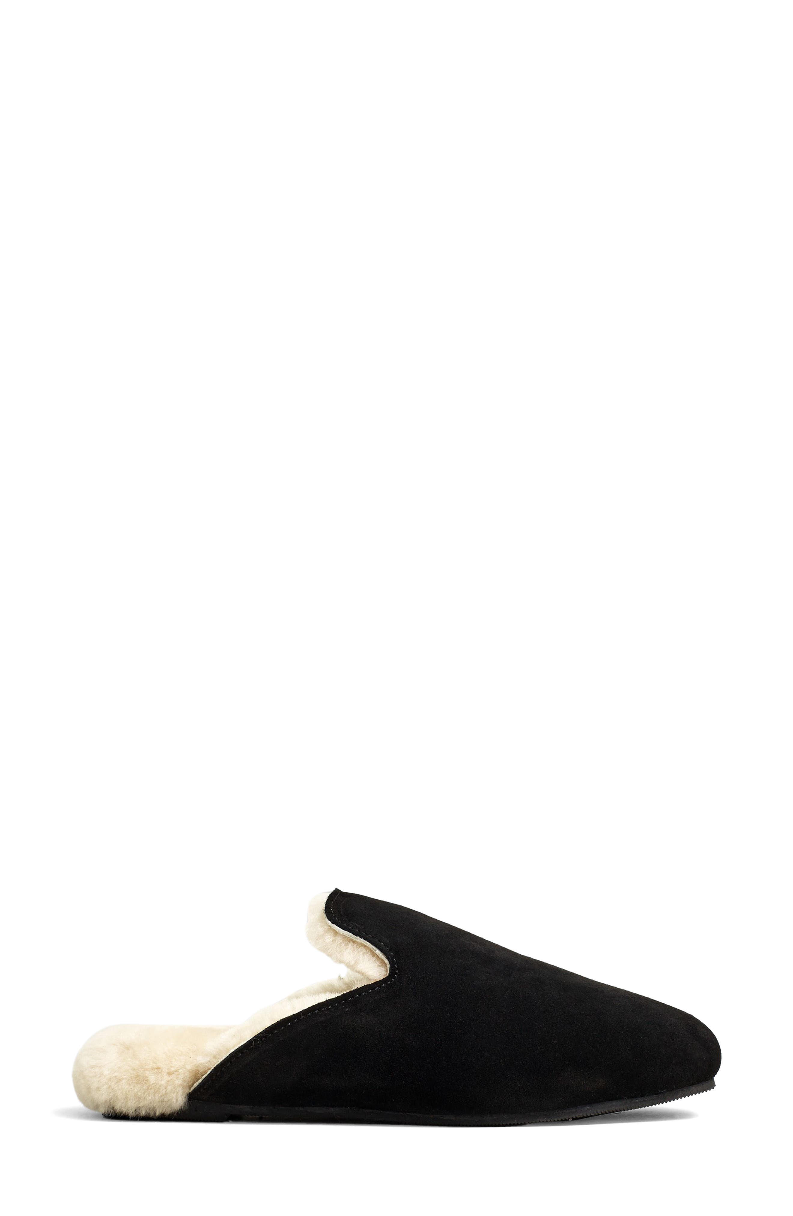 Madewell Ezra Genuine Shearling Slipper, Main, color, 