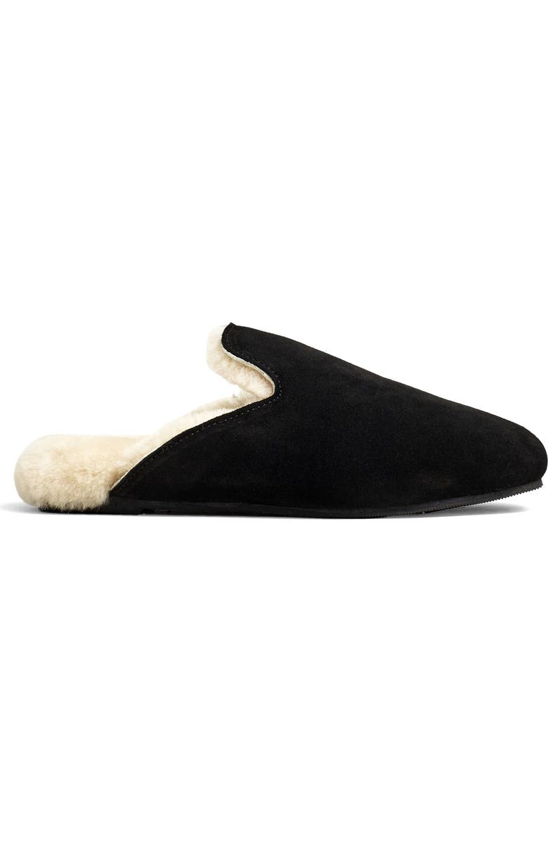 Madewell Ezra Genuine Shearling Slipper, Main, color,