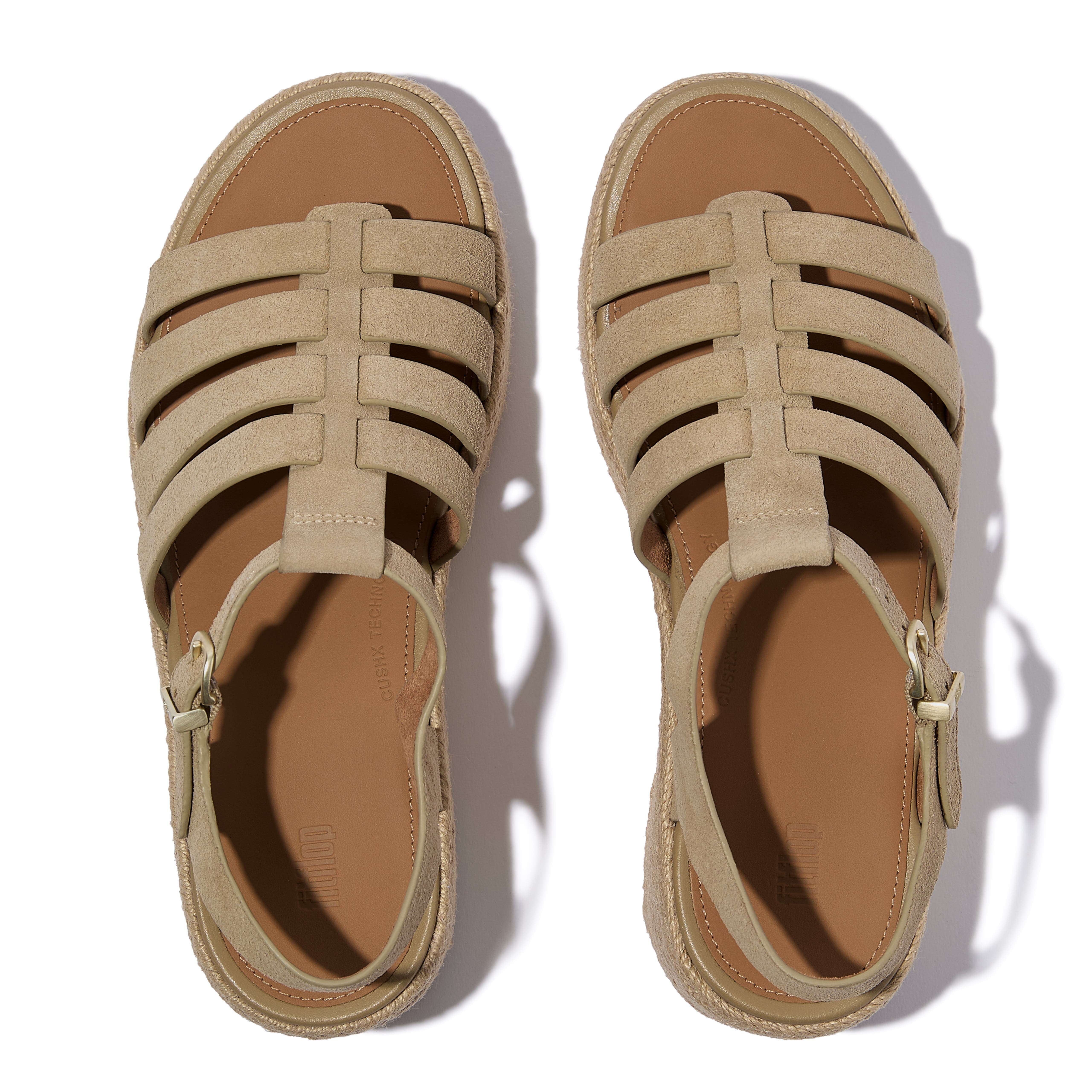 FitFlop Platfforms Espadr. Fisherman, Alternate, color, Cappuccino