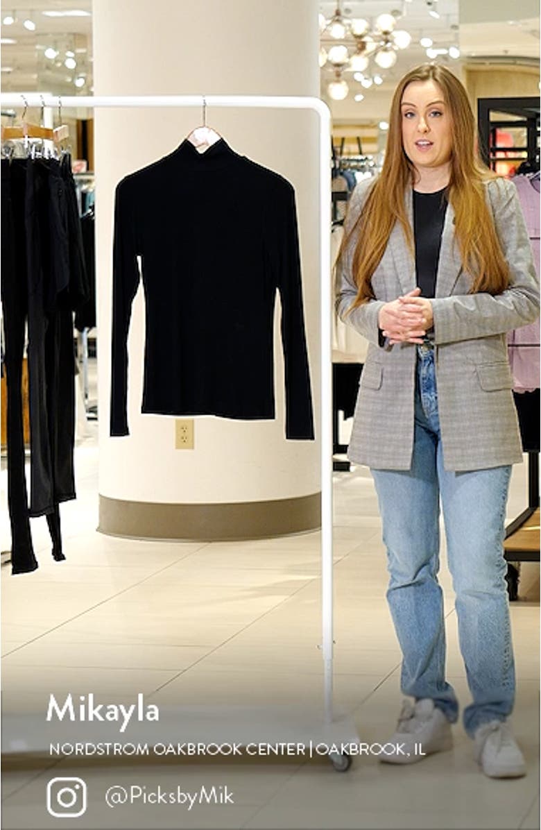 Rib Mock Neck Top, sales video thumbnail