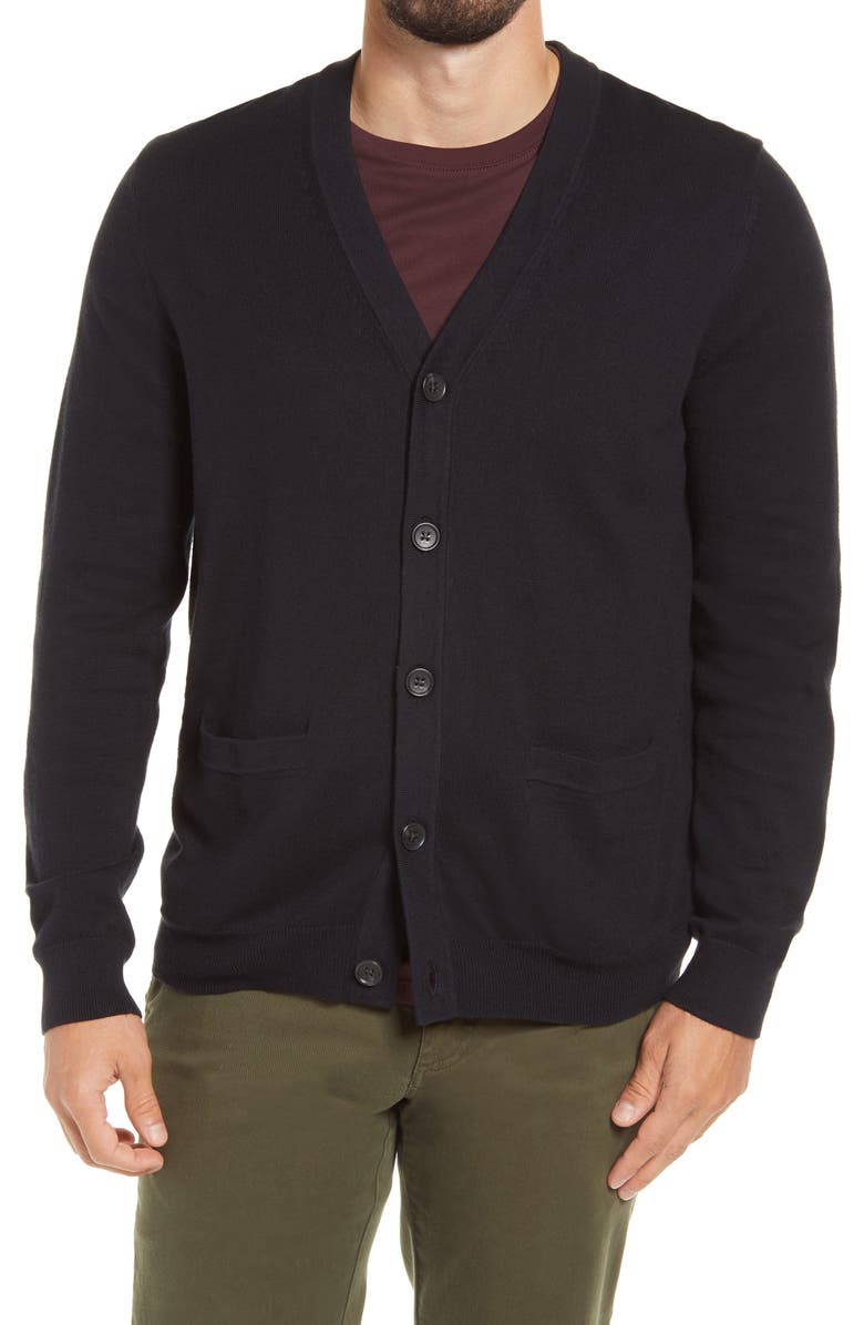 NORDSTROM MEN'S SHOP Nordstrom V-Neck Cardigan, Alternate, color,