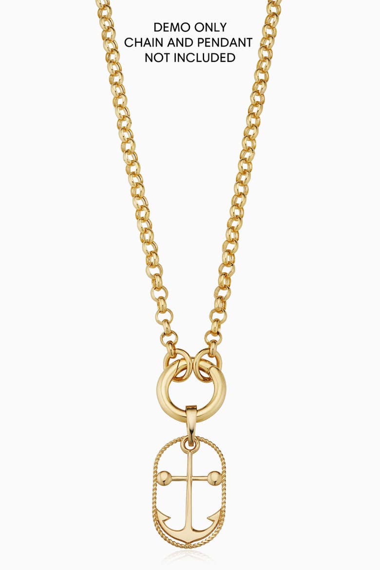 14K Yellow Gold Connect Me Round Clasp, Alternate, color, Yellow Gold