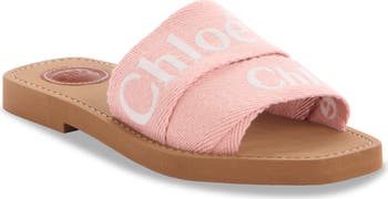 【Chloe】WOODY MULES BEIGE Chloe Woody Flat Mule - Beige – Overstock