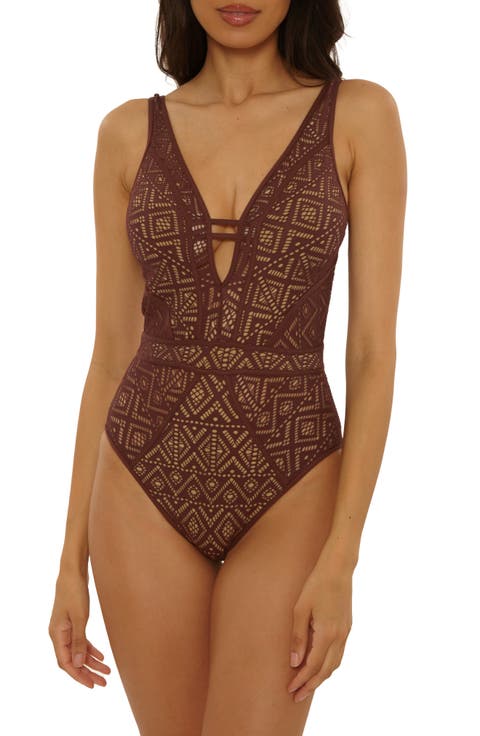 Keyhole One-Piece Swimsuit