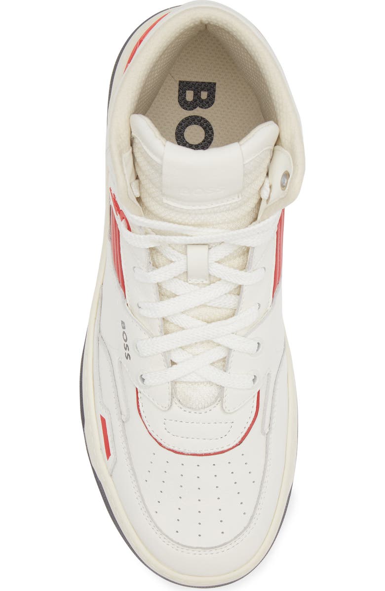 BOSS Baltimore High Top Sneaker, Alternate, color, Open White