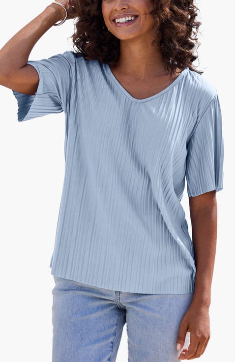 Oversized Pleated Top