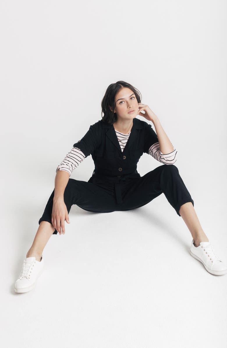 Sanctuary Sancutary Renewal Tie Waist Jumpsuit, Alternate, color, 