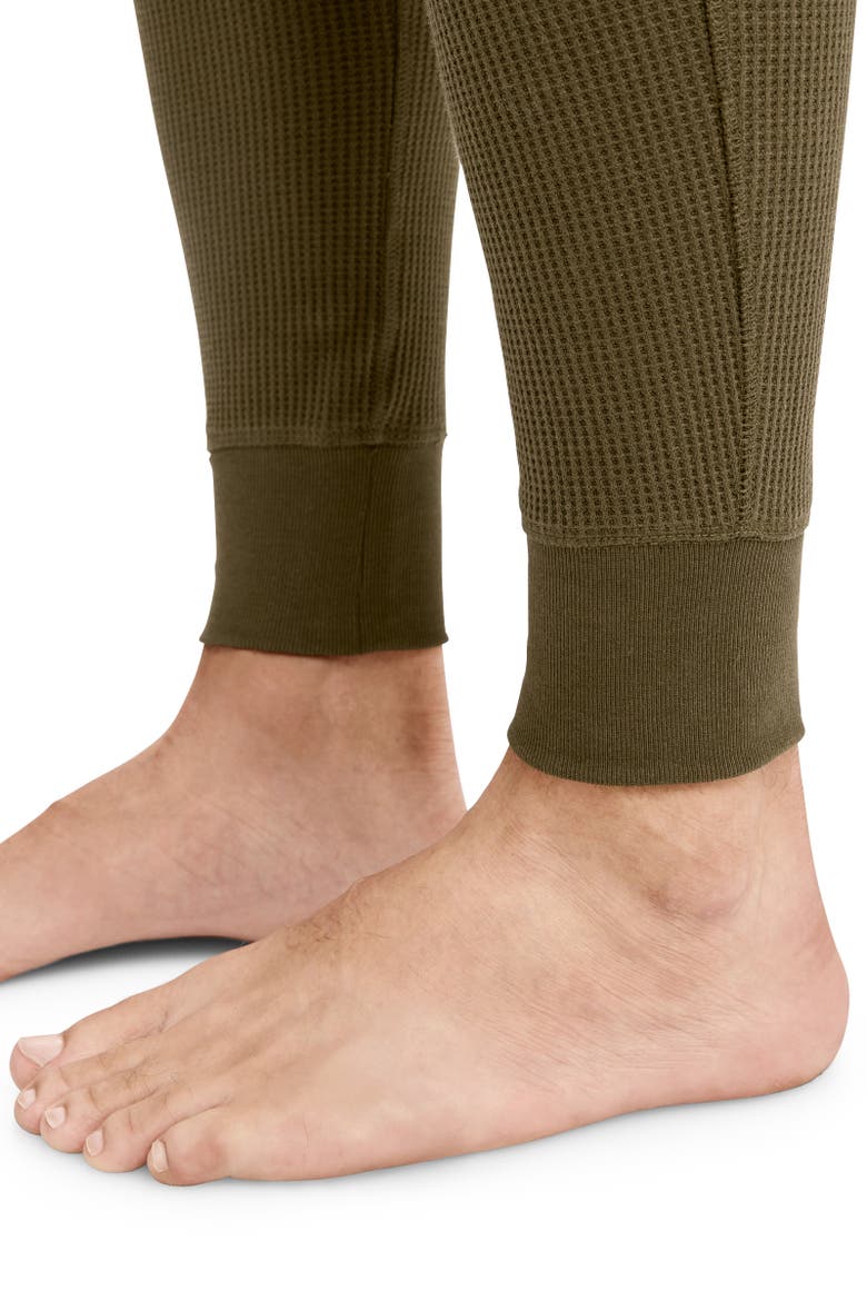 Men's Waffle Union Suit, Alternate, color, North Woods