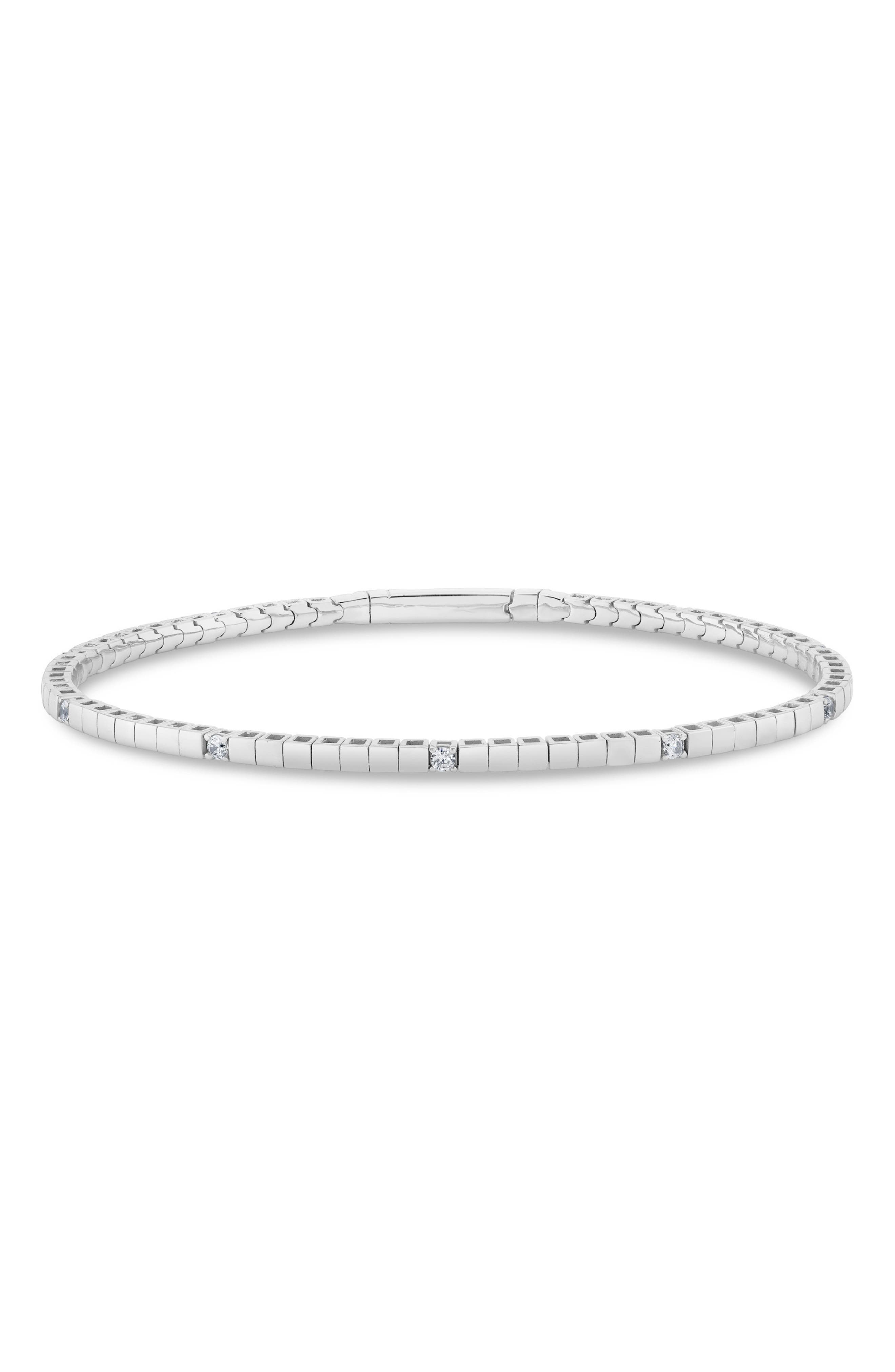 selected PURE PLATINUM / CLEAR STONE