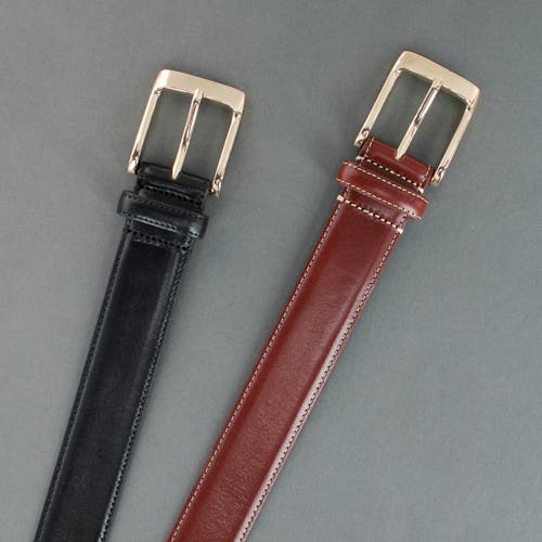 Trafalgar Cornelius 35mm Cortina Leather Dress Belt