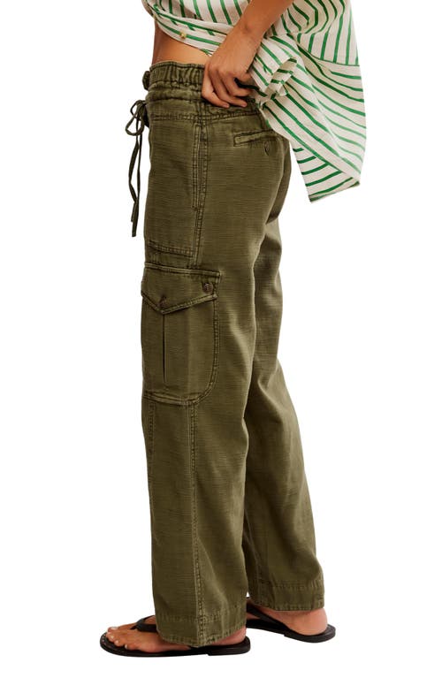 Free People Park Ave Cotton Cargo Pants In Adventurer