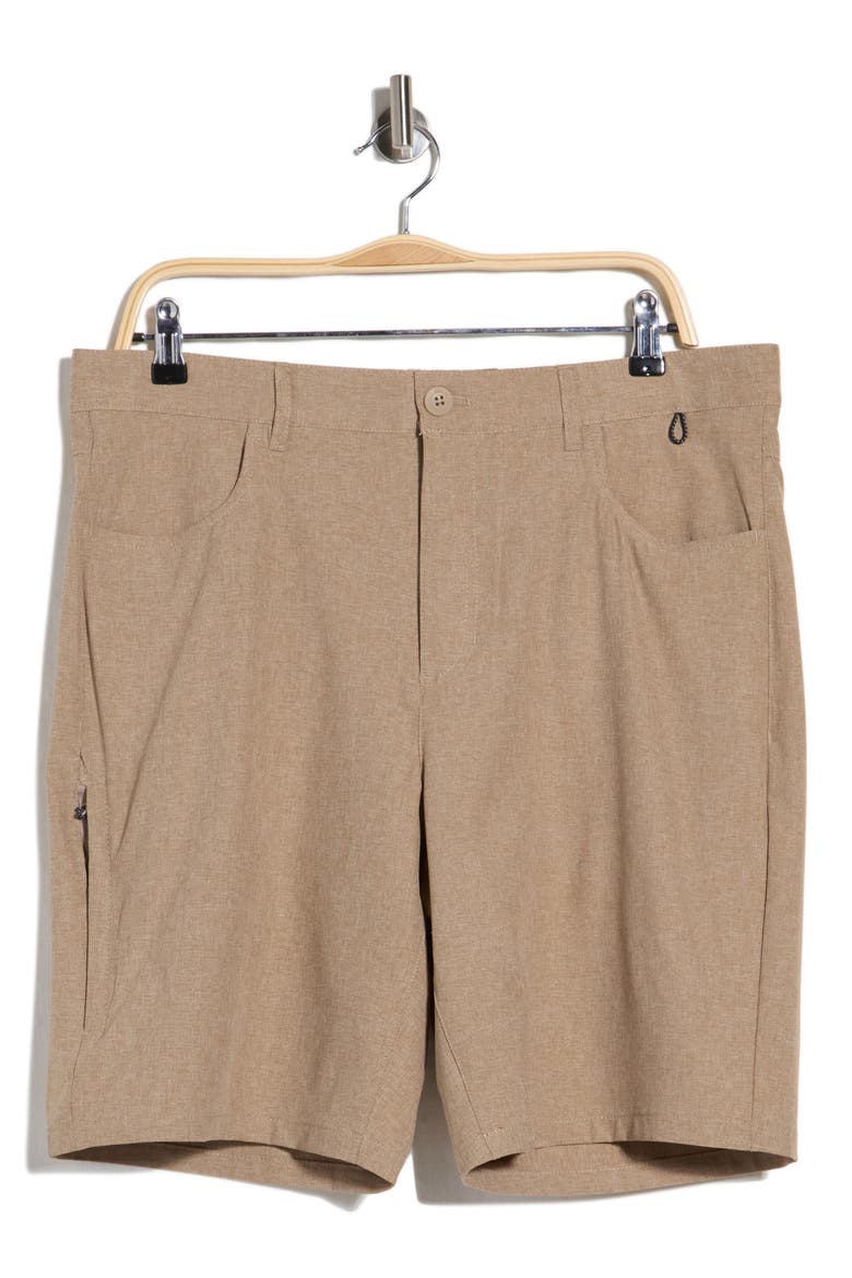Barnacle Amphibian 5-Pocket Shorts, Main, color, ELMWOOD