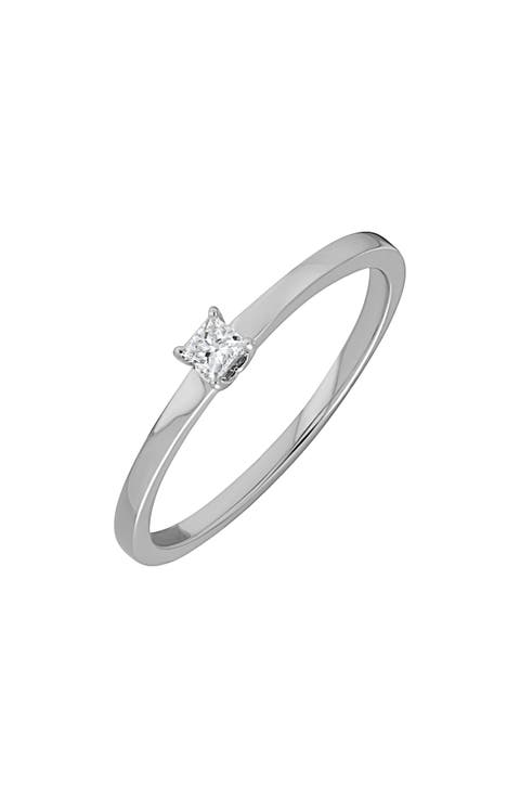 Audrey Diamond Stacking Ring