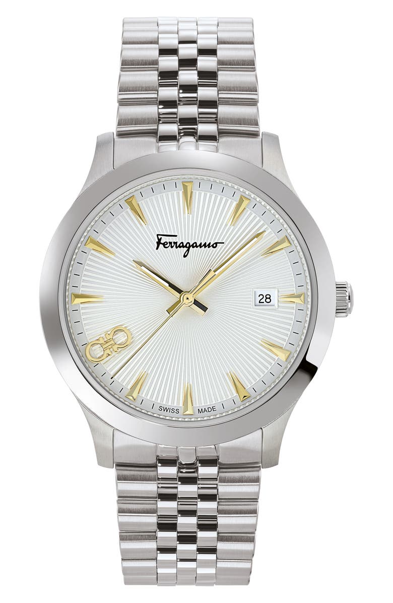 FERRAGAMO Salvatore Ferragamo Duo Bracelet Watch, 40mm, Main, color, 