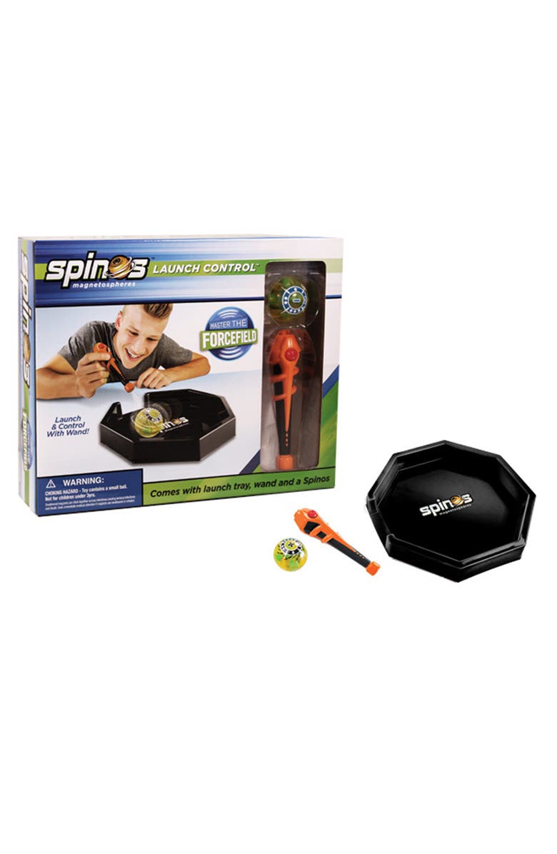 Water Sports Spinos Launch Control Wand Magnetpowered Spinning Sphere Toy, Ages 6+, Main, color, Multicolored
