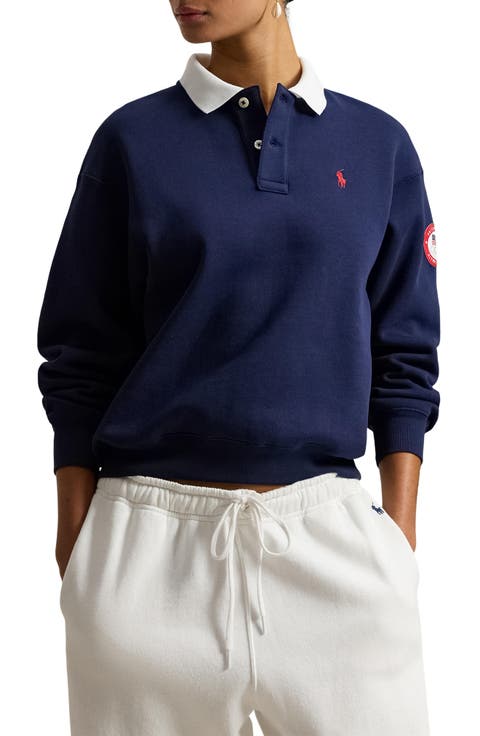 Team USA Long Sleeve Polo