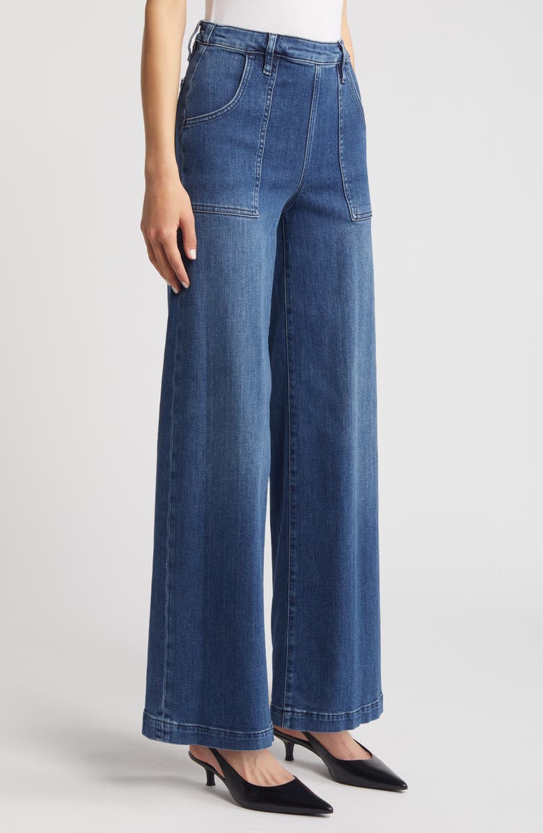 FRAME Francoise Wide Leg Jeans, Alternate, color, 
