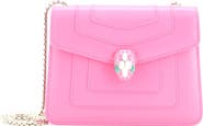 Pre-Owned Bvlgari Serpenti Forever Square Shoulder Bag Leather Small