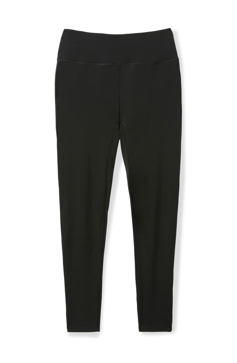 Swim 365 360° Powermesh High-Waist Swim Legging With Tummy Control, Alternate, color, Black
