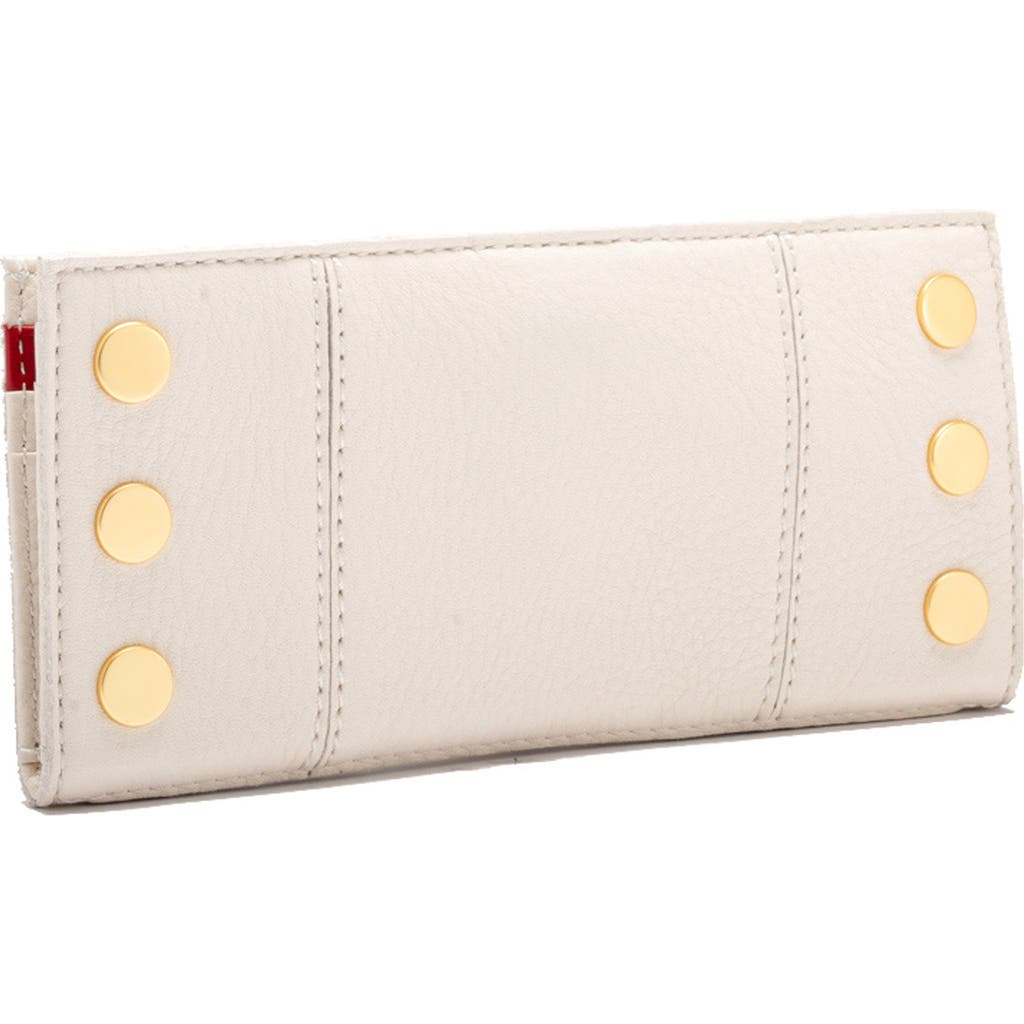 HAMMITT 110 North Leather Wallet in Calla Lily/Brushed Gold  product