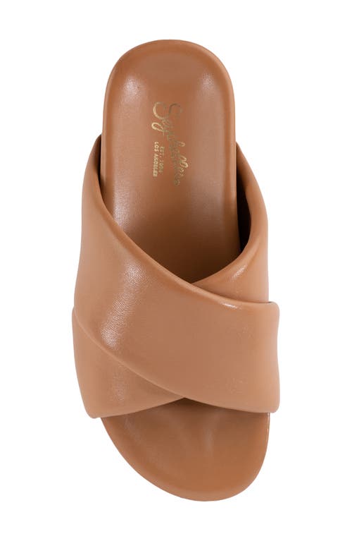 SEYCHELLES SEYCHELLES HEARTFELT CRISSCROSS SLIDE SANDAL