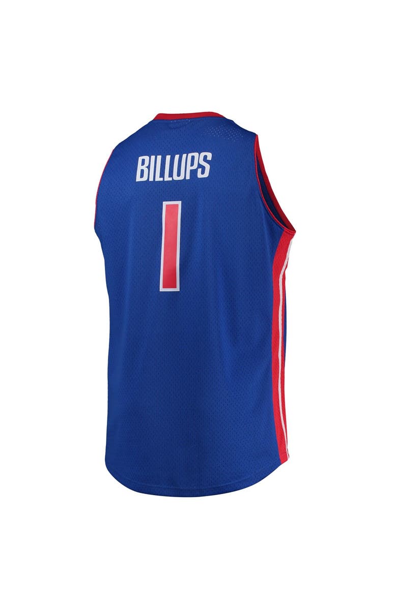 Mitchell & Ness Men's Mitchell & Ness Chauncey Billups Blue Detroit Pistons 2003/04 Big & Tall Hardwood Classics Swingman Jersey, Alternate, color, 