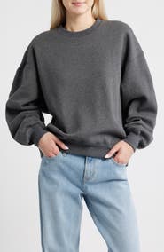 BP. Relaxed Cotton Blend Sweatshirt