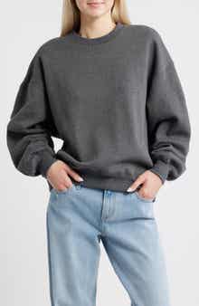 BP. Relaxed Cotton Blend Sweatshirt