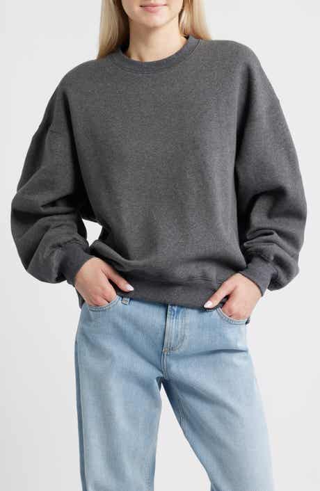 BP. Relaxed Cotton Blend Sweatshirt