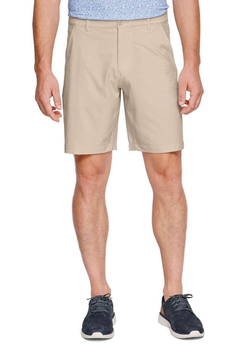 XC4 Performance Flat Front Shorts, Main, color, HEATHER STONE