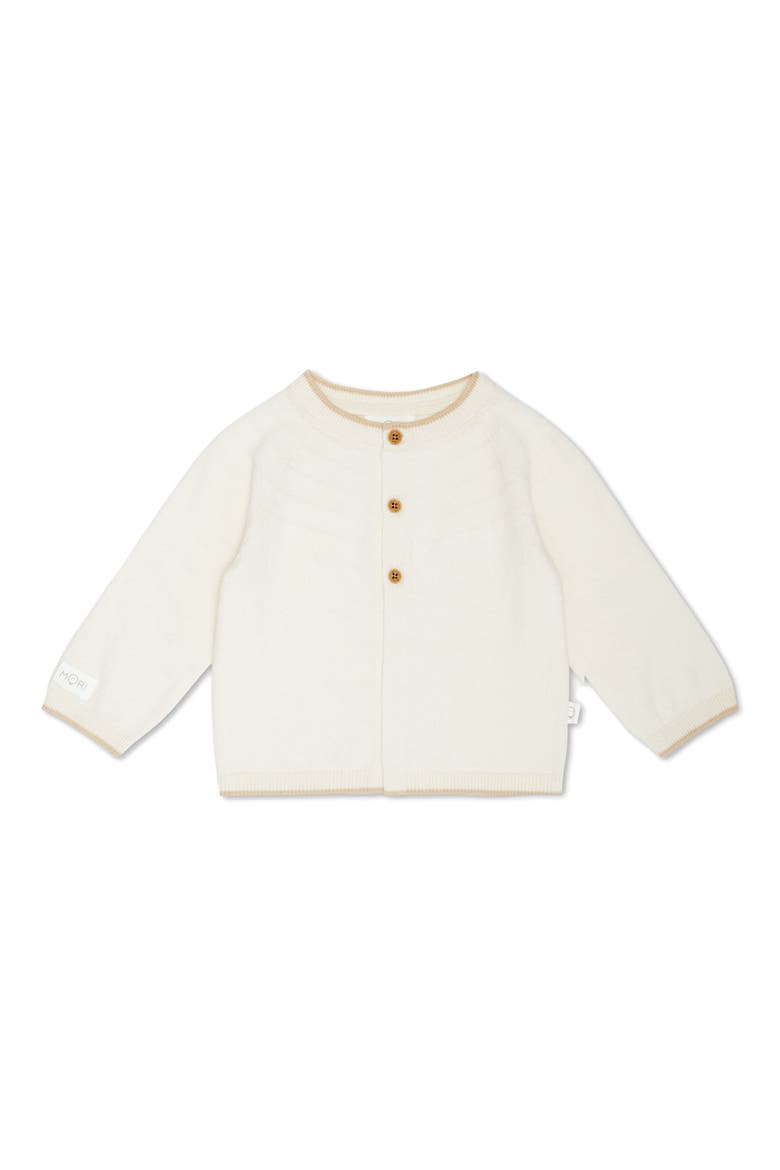 Knit Cardigan & Footed Leggings Set, Alternate, color, CREAM