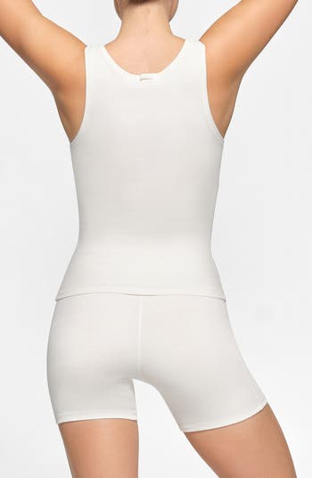 Cotton Rib Long Tank