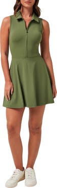 TravisMathew Move Half-Zip Sleeveless Dress