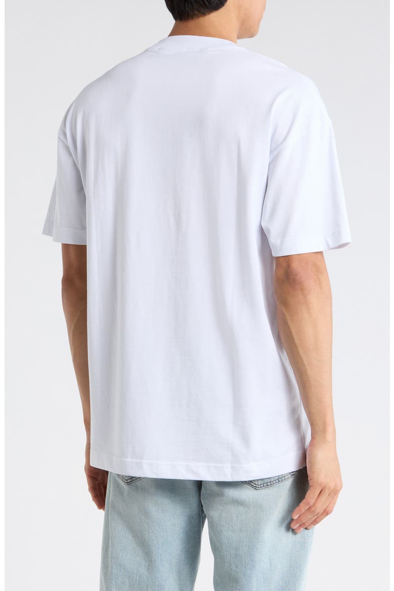 Logo Graphic T-Shirt, Alternate, color, WHITE BLACK