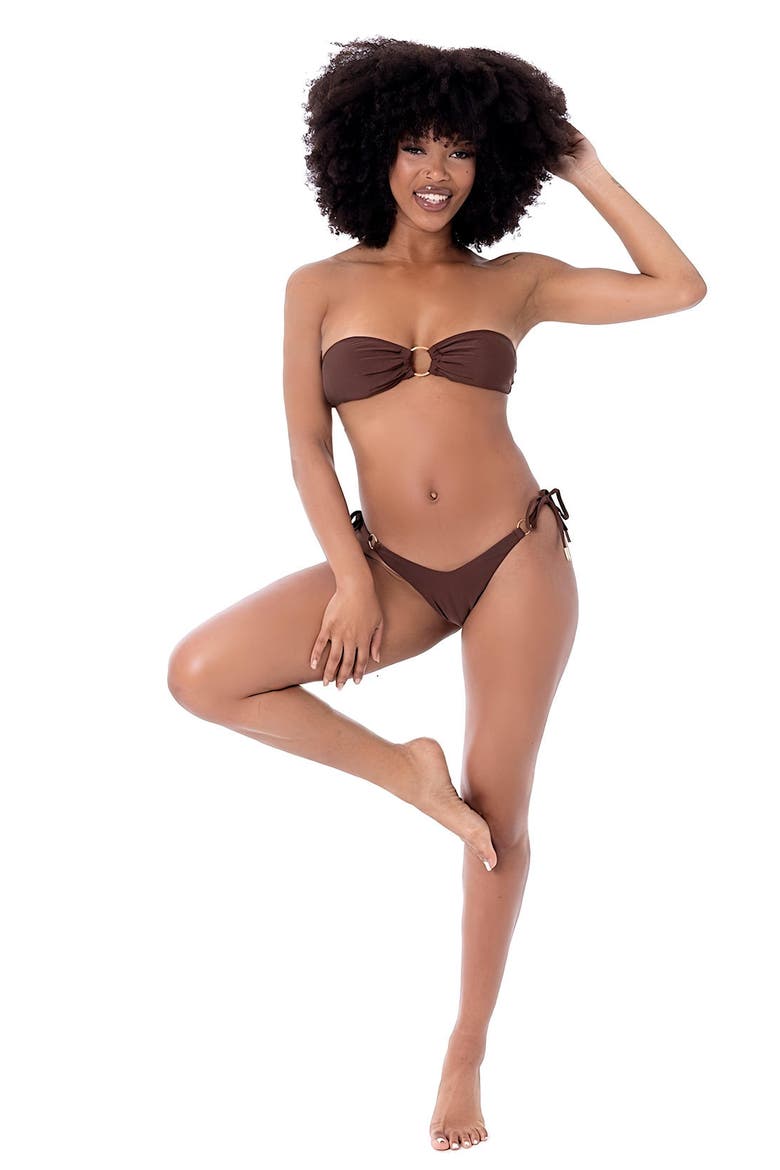 Women's Mila Two-Piece Bikini, Alternate, color, Chocolate