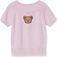 Lands' End Girls Short Sleeve Fitted Sweater