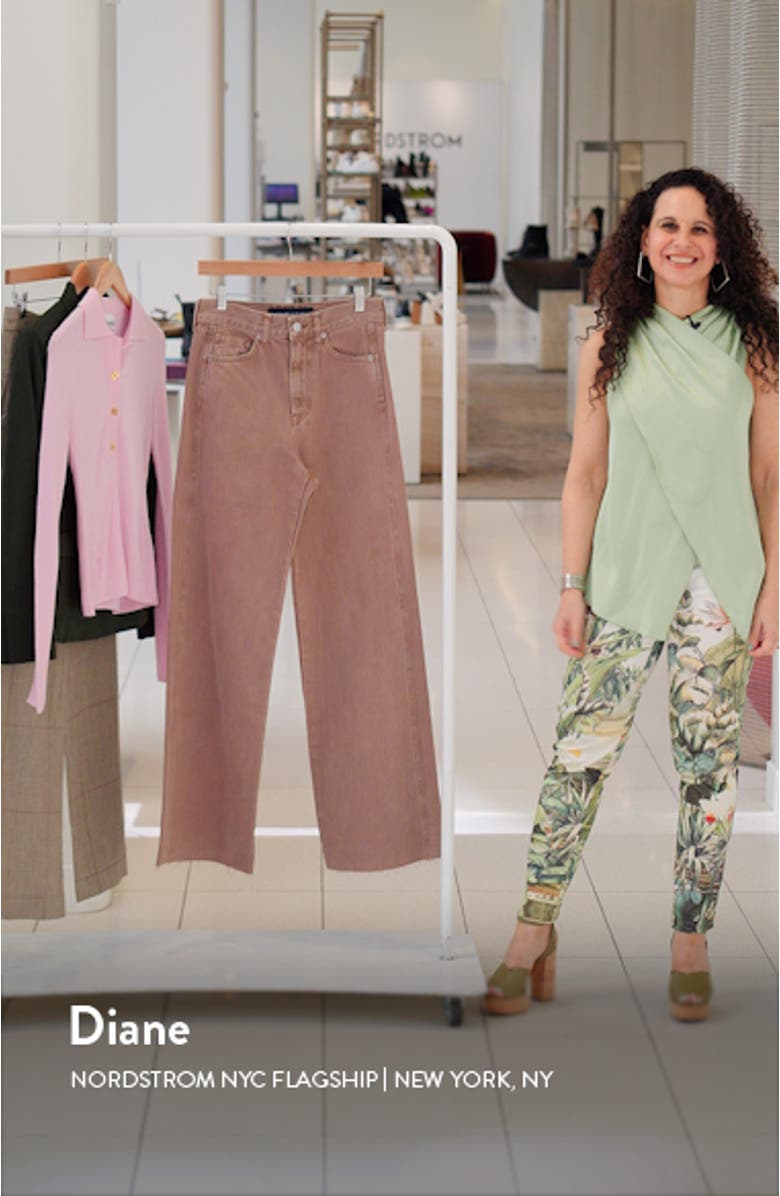 Taylor High Waist Wide Leg Jeans, sales video thumbnail