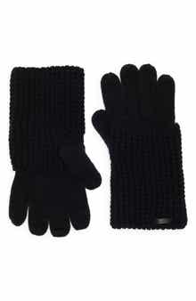 AllSaints Mixed Stitch Gloves