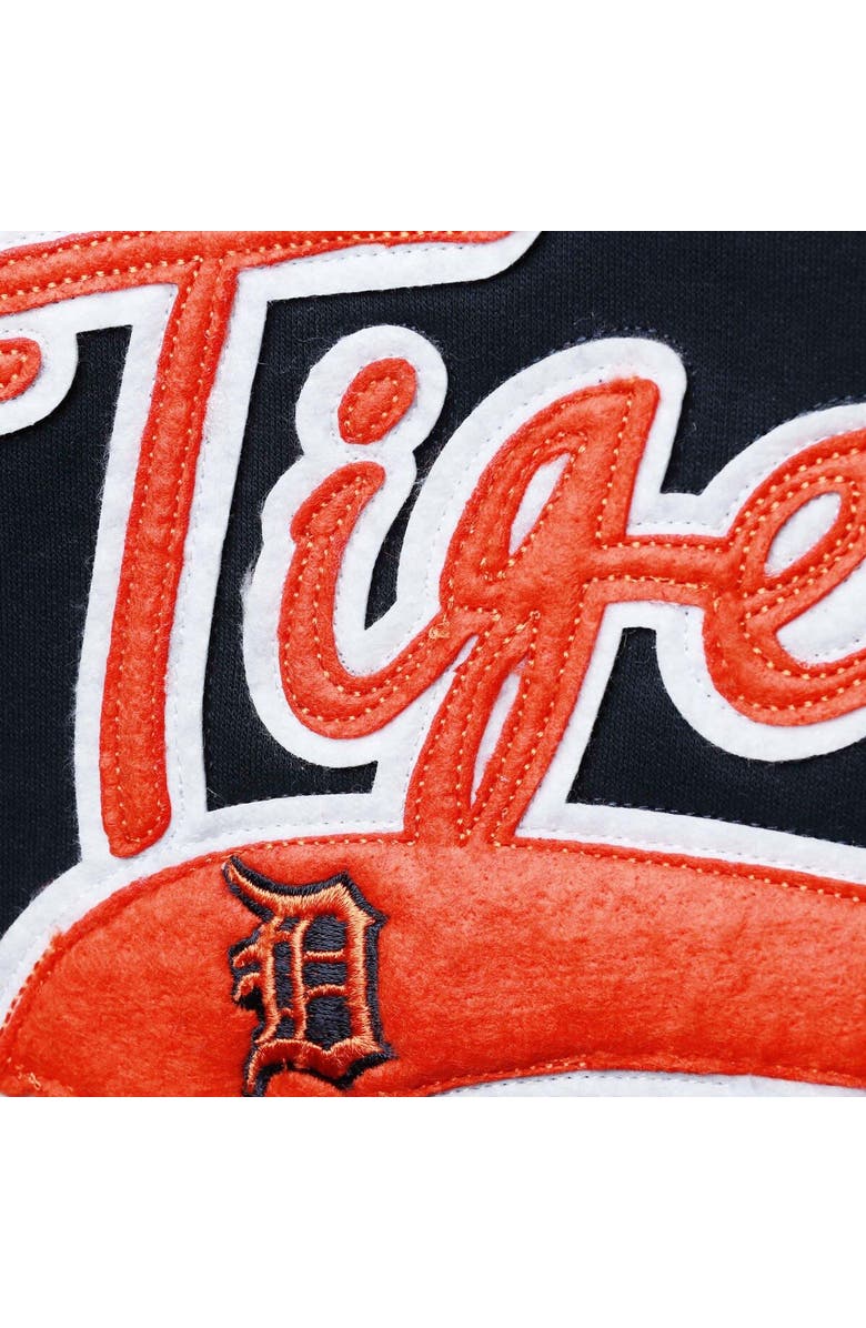 SOFT AS A GRAPE Women's Soft as a Grape Navy Detroit Tigers Plus Size Side Split Pullover Hoodie, Alternate, color, Navy